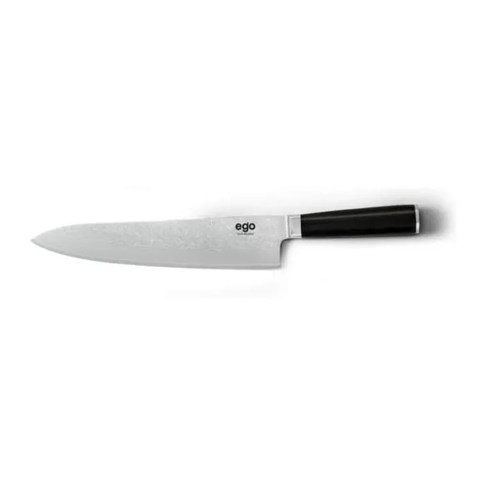 EGO VG 10 Kokkekniv L 24 cm - Rustfrit stål/pekkawood - Sort