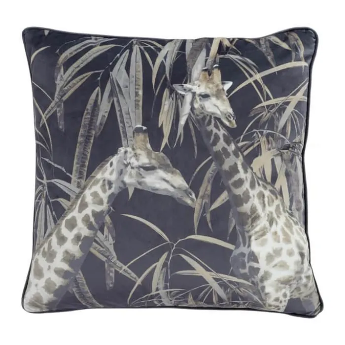 Eightmood Nuoro Pyntepude H 50 x B 50 cm - 100% Polyester - Grå