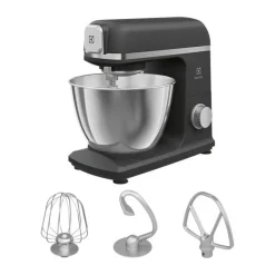 Electrolux Create 5 Køkkenmaskine E5KM1-4BPT 5 liter - 1200 Watt - Inkl. tilbehør - Black pearl