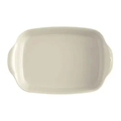 Emile Henry Bradepande H 6,5 x B 19 x L 30 cm - Keramik - Cream