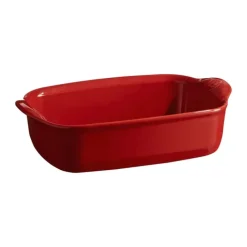 Emile Henry Bradepande H 5,5 x B 14,5 x L 22 cm - Keramik - Rød