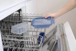 Emsa Clip & Close ECO Opbevaringssæt - 3 stk. 0,8 liter - Plastik - Klar/blå