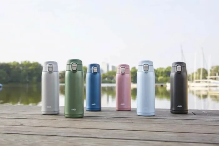 Emsa Light To-Go Rejsekrus 0,4 liter - Rustfrit stål - Grå