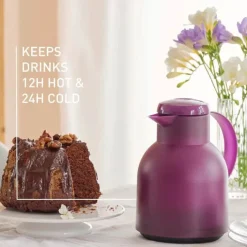 Emsa Samba Termokande 1 liter - Plastik/glas - Aubergine