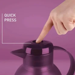 Emsa Samba Termokande 1 liter - Plastik/glas - Aubergine
