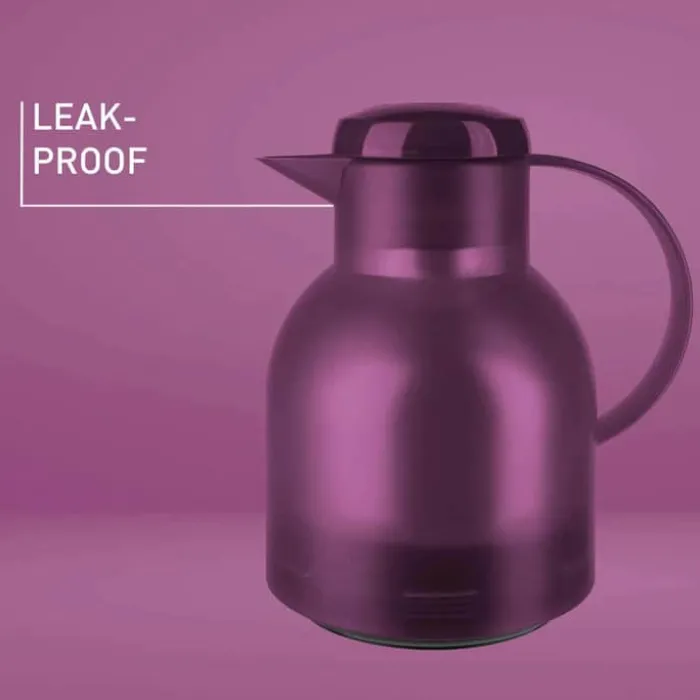 Emsa Samba Termokande 1 liter - Plastik/glas - Aubergine
