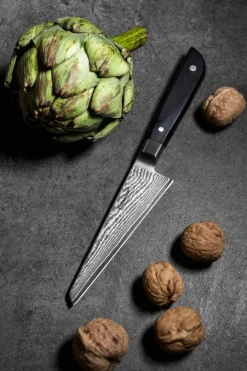 Endeavour Honesuki Kniv L 13 cm - Damaskusstål