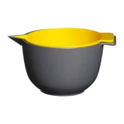 Endeavour Røreskålsæt - 2 dele 2,5/3 liter - PLA bioplast - Grå/ gul