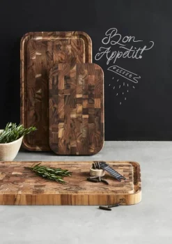 erik bagger a/s Core Skærebræt B 18 x L 30 cm - Teak - Natur