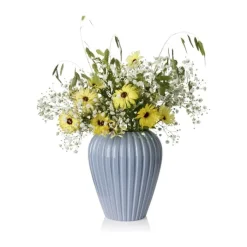 erik bagger a/s Eslau lilje Vase H 20 cm - Fajance - Due blå