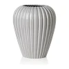 erik bagger a/s Eslau Lilje Vase H 20 cm - Fajance - Grå