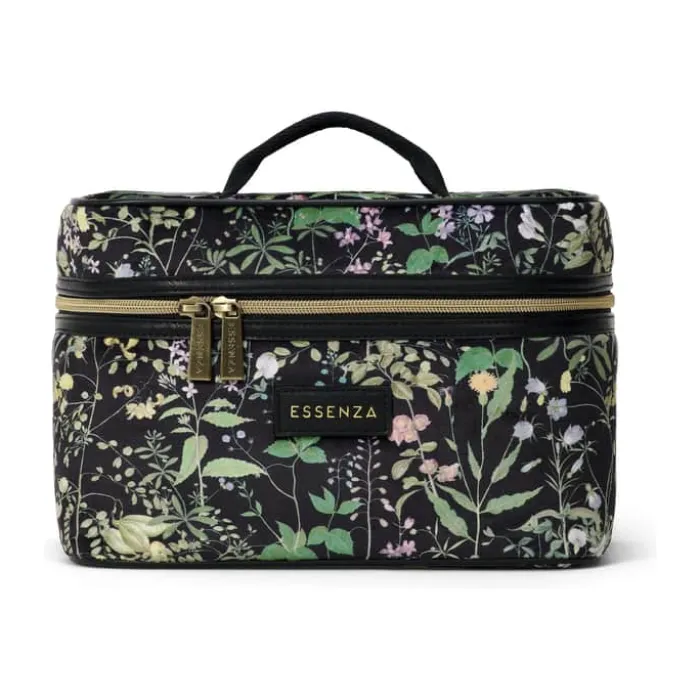 Essenza Augustina Tracy Beauty Case H 17 x B 25 cm - Velour - Sort