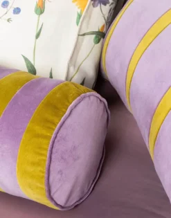 Essenza Bell Pyntepude B 22 x L 50 cm - Bomuldsfløjl - Pale purple