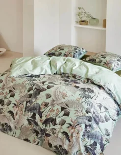 Essenza Diem Sengetøj B 200 x L 200 cm - Bomuldssatin - Pistache