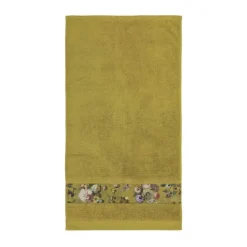 Essenza Fleur Håndklæde B 70 x L 140 cm - Bomuld/Polyester - Yellow