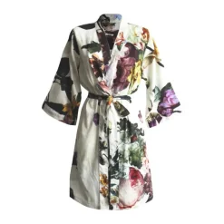 Essenza Fleur Kimono L - Bomuldssatin - Ecru