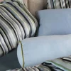 Essenza Luise Pyntepude B 22 x L 50 cm - Bomuldsfløjl - Lyseblå