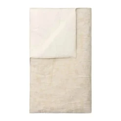 Essenza Maribel Sengetæppe B 270 x L 265 cm - Bomuld - Oatmeal