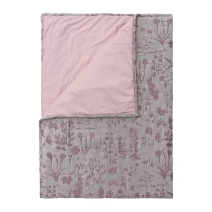 Essenza Maribel Sengetæppe B 270 x L 265 cm - Bomuld - Pale purple
