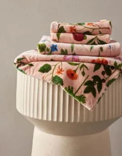 Essenza Marigold Håndklæde B 50 x L 100 cm - Økologisk bomuld - Rose