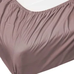 Essenza Minte Stræklagen B 160 x L 200 cm - Bomuldssatin - Pale purple