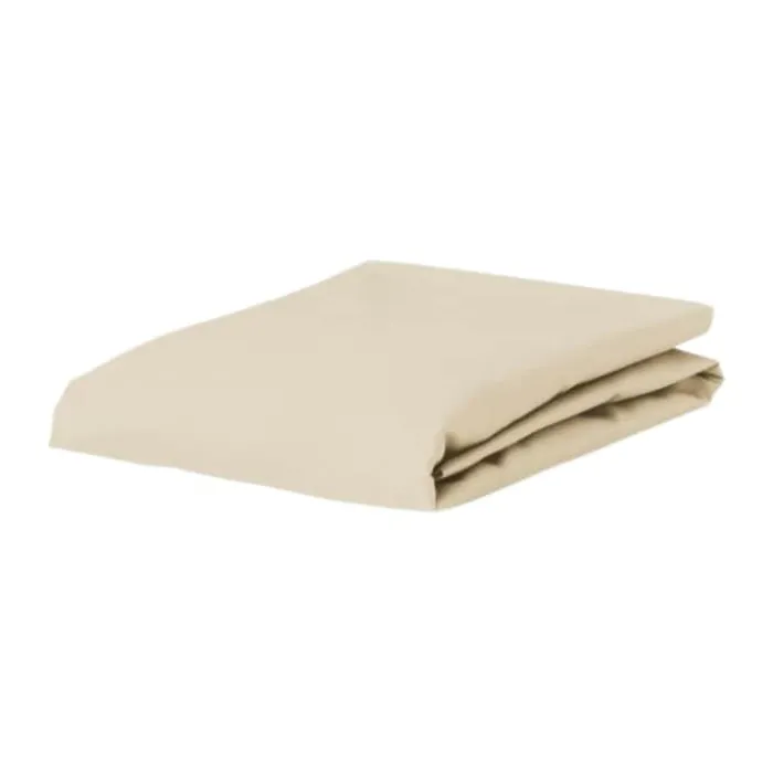 Essenza Minte Stræklagen B 160 x L 200 cm - Bomuldssatin - Oatmeal