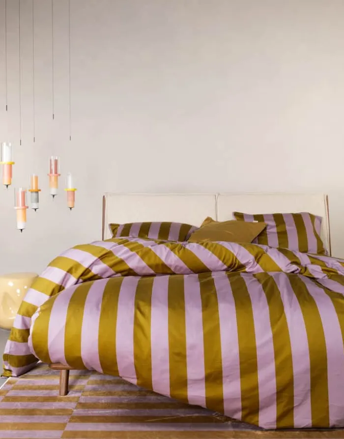 Essenza Mira Gulvtæppe B 60 x L 90 cm - Polyester/bomuld - Pale purple