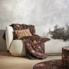 Essenza Ophelia Plaid B 135 x L 170 cm - 100% polyester - Nightblue