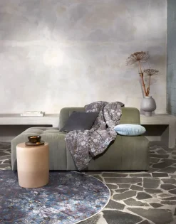 Essenza Ophelia Sengetæppe B 240 x L 100 cm - Polyester - Midnight swim