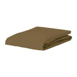 Essenza Organic Jersey Boxlagen B 180/200 x L 200/220 cm -Bomuldsjersey/elastan - Cafe Noir