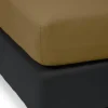 Essenza Organic Jersey Boxlagen B 180/200 x L 200/220 cm -Bomuldsjersey/elastan - Olivengrøn