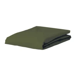 Essenza Organic Jersey Boxlagen B 140/160 x L 200/220 cm -Bomuldsjersey/elastan - Forest green