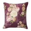 Essenza Orianna Pyntepude B 50 x L 50 cm - Bomuldssatin - Mauve wine