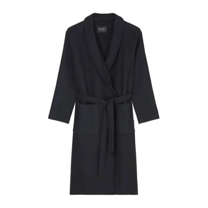 Essenza Premium Badekåbe L - Bomuld - Dark Navy