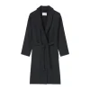 Essenza Premium Badekåbe L - Bomuld - Dark Navy