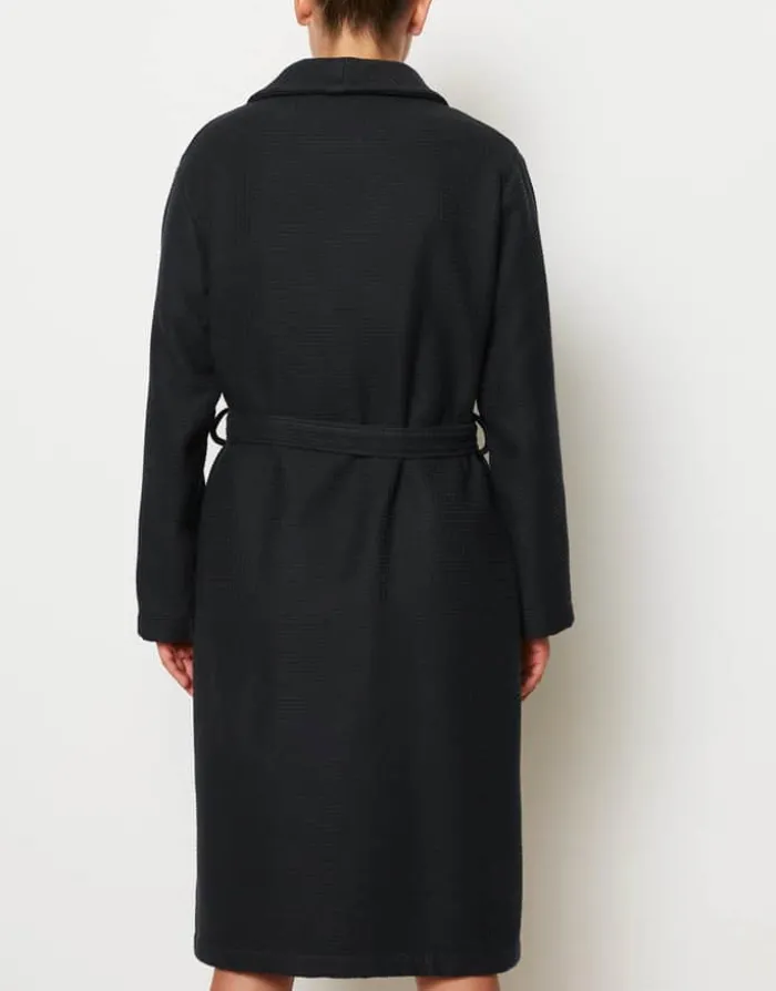 Essenza Premium Badekåbe L - Bomuld - Dark Navy