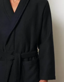 Essenza Premium Badekåbe XL - Bomuld - Dark Navy
