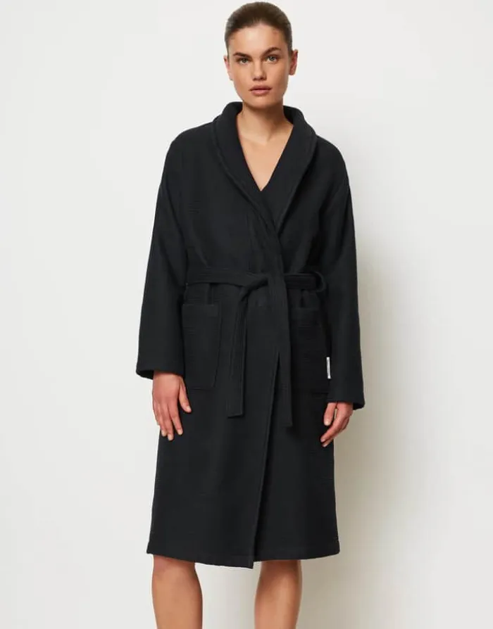 Essenza Premium Badekåbe XXL - Bomuld - Dark Navy