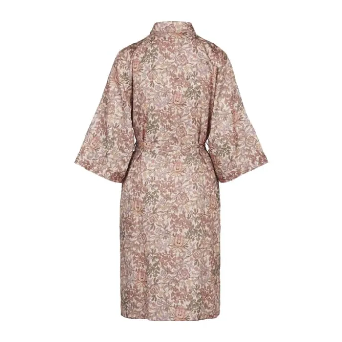 Essenza Sarai Ophelia Kimono M - Bomuldssatin - Darling Pink