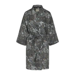 Essenza Sarai Ophelia Kimono M - Bomuld - Nightblue