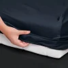 Essenza Satin Boxlagen B 140 x L 200 cm - Bomuldssatin - Nightblue