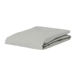 Essenza Satin Boxlagen B 90 x L 200 cm - Bomuldssatin - Sølvfarvet