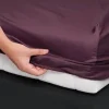 Essenza Satin Boxlagen B 140 x L 200 cm - Bomuldssatin - Marsala