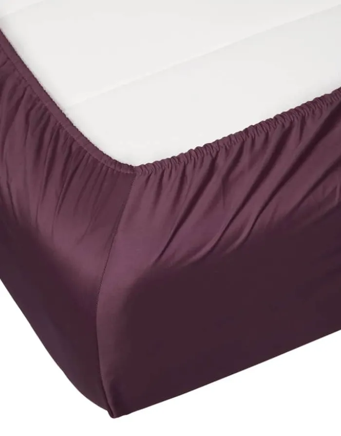 Essenza Satin Boxlagen B 140 x L 200 cm - Bomuldssatin - Marsala