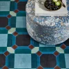 Essenza Teade Tæppe B 60 x L 90 cm - Polyester/bomuld - Nightblue