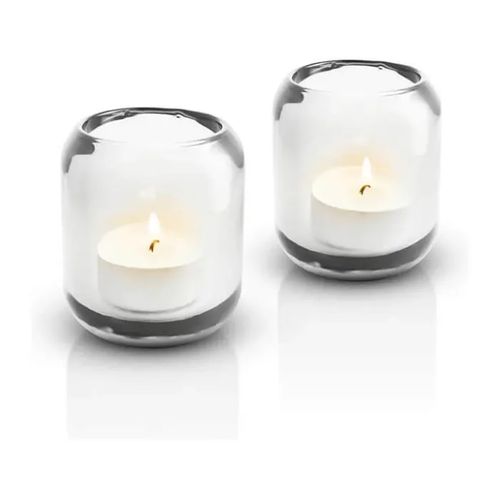 Eva Solo Acorn Fyrfadsstage - 2 stk. Ø 6,5 cm - Glas - Klar