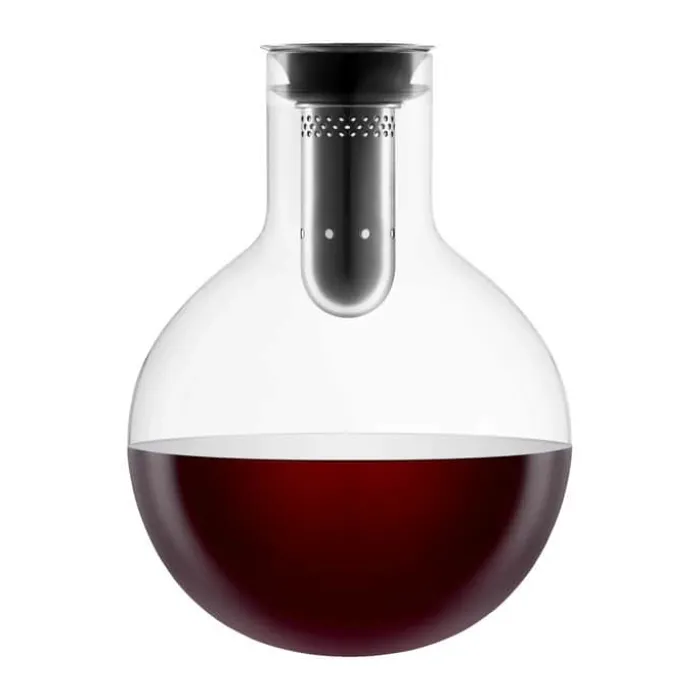 Eva Solo Dekanteringskaraffel 75 cl - Mundblæst glas/rustfrit stål