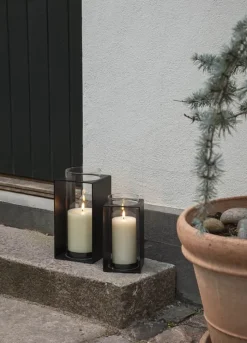 Eva Solo Glow Lanterne H 23,5 cm - Aluminium/glas - Black