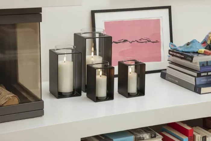 Eva Solo Glow Lanterne H 18 cm - Aluminium/glas - Black