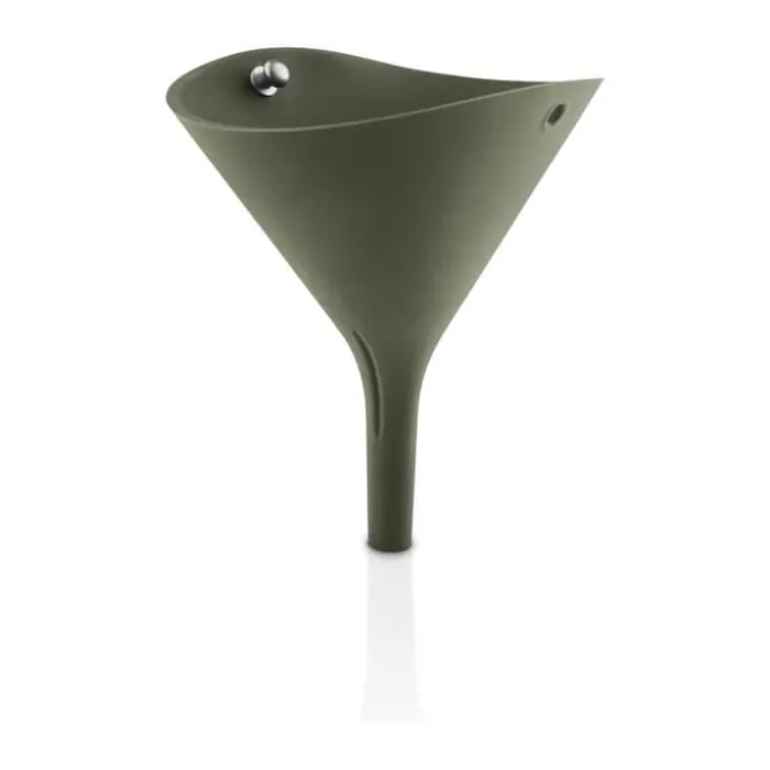 Eva Solo Green Tools Foldbar Tragt Ø 14 x H 15 cm - Silikone/stål - Green